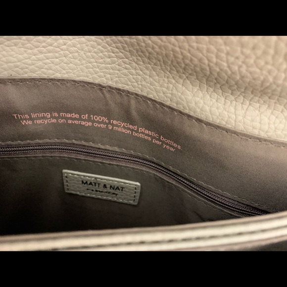 Purity Mavi Vegan Leather Backpack - Color: Mineral - Picture 9 of 15